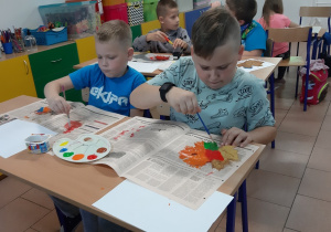 Barwy jesieni oczami chłopców Aleksandra i Marcela