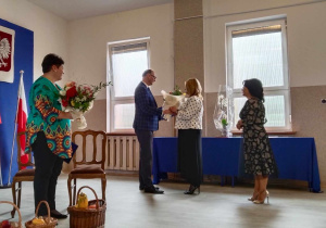 wręczenie Nagrody Wójta Gminy Lubochnia pani Agnieszce Polus