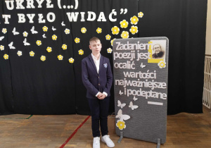 Piotr Politański uczeń klasy VII