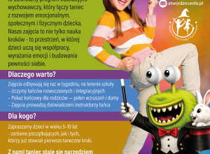 Lekcje tańca w naszej szkole.