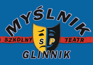 logo Szkolnego Teatrzyku "Myślnik" autor Dariusz Koch