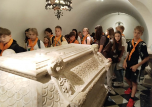 Katedra wawelska - Krypta wieszczów - sarkofag Adama Mickiewicza