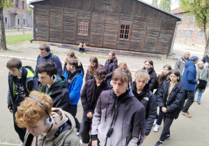 Auschwitz I - wejście do Bloku 11