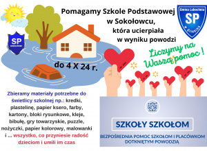 "Szkoły Szkołom" bezpośrednia pomoc dla powodzian