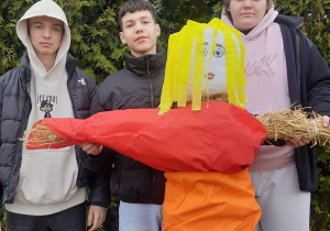 uczniowie klasy VIII