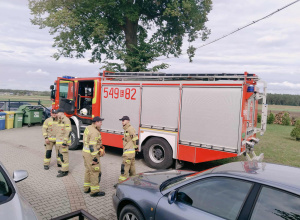 Próbny alarm ewakuacyjny z udziałem druhów z OSP w Glinniku