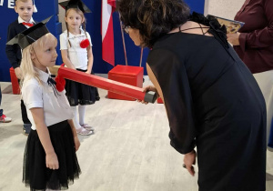 pasowanie na uczennicę Katarzyny Nowak