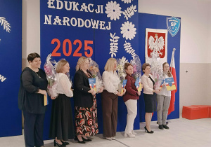 nagrodzone Nagrodą Dyrektora (od lewej) - panie: Małgorzata Smolarek, Marzena Kotynia, Anita Mizga-Krysakowska,Agnieszka Polus, Grażyna Borek, Marzena Adamiec, Monika Wójciak