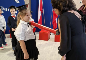 pasowanie na uczennicę Zofii Mazurek