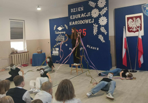 spektakl Szkolnego Teatrzyku "Myślnik" pt.: "Sekret"