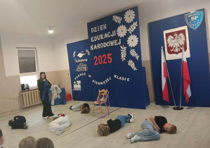 spektakl Szkolnego Teatrzyku "Myślnik" pt.: "Sekret"