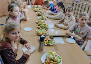 Uczniowie klasy trzeciej