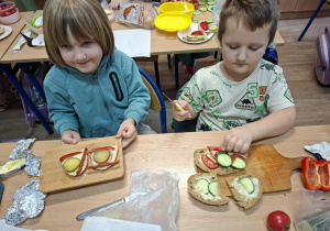 Uczniowie klasy pierwszej