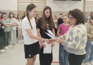 Maja Tomczyk kl. VI - 100% frekwencja