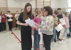 Maja Bernaciak kl. V - 100% frekwencja