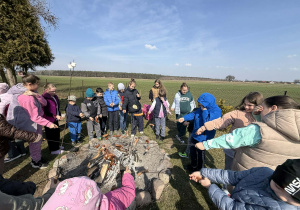 pierwsze wiosenne ognisko