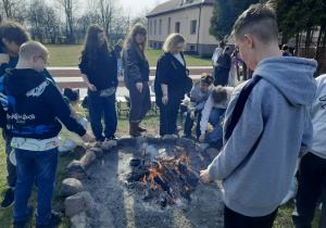pierwsze wiosenne ognisko
