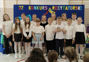 uczestnicy konkursu kl. I-III