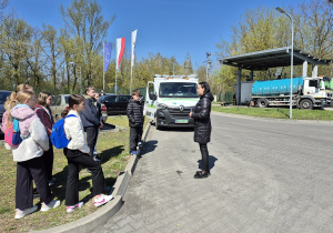 Rozpoczęcie pobytu uczniów w oczyszczalni ścieków