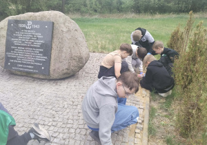 porządkowanie terenu wokół pomnika