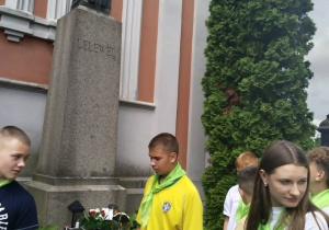 Litwa - Wilno - Cmentarz na Rossie - nagrobek Joachima Lelewela