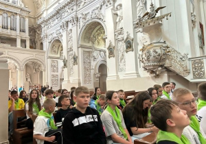 w barokowym Kościele św. Piotra i Pawła w Wilnie