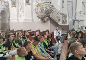 w barokowym Kościele św. Piotra i Pawła w Wilnie