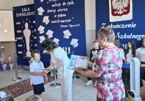 wręczenie nagród dla uczniów kas I - VII