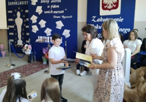 wręczenie nagród dla uczniów kas I - VII