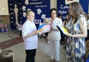 wręczenie nagród dla uczniów kas I - VII