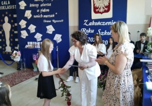 wręczenie nagród dla uczniów kas I - VII