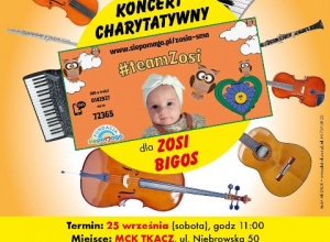 Koncert charytatywny dla Zosi Bigos